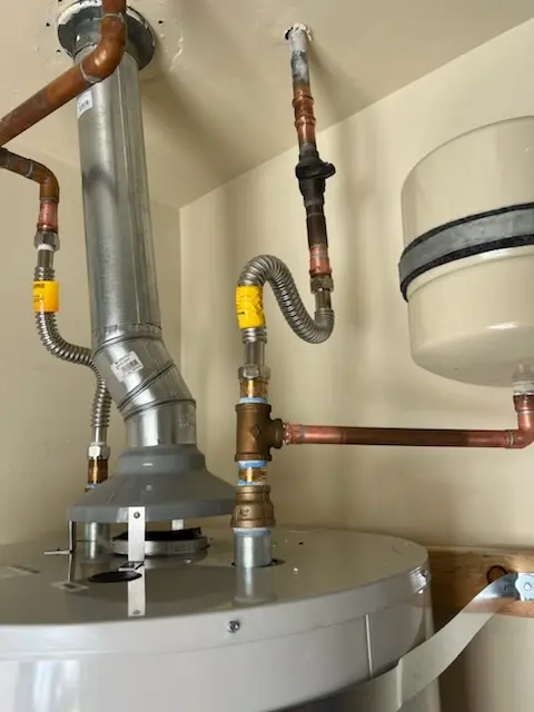 Water heater installation and plumbing repair in Halladay Corner